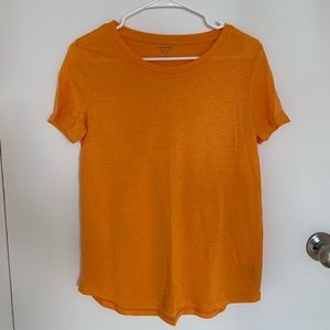 Orange Short Sleeve Tee by Marks & Spencer Size 8